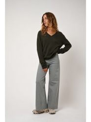 AUTHENTIC CASHMERE Kaszmirowy sweter "Gardoria" w kolorze khaki rozmiar: L. Brązowe swetry klasyczne damskie AUTHENTIC CASHMERE, l, z kaszmiru, bez kołnierzyka. Za 262.29 zł.