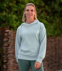 Bluza damska z kapturem ELT Strasbourg. Szare bluzy damskie ELT, l, bez wzorów, z bawełny, z kapturem. Za 232.00 zł.