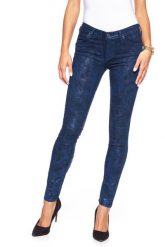 SPODNIE DAMSKIE LEE SCARLETT BLUE MAGIC L526AQCF. Niebieskie rurki damskie Lee, bez wzorów, z jeansu. W wyprzedaży za 89.99 zł.