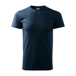 Koszulka Unisex Dla Dorosłych New Heavyweight T-shirt. Niebieskie bluzki damskie ALDER, bez wzorów, bez kołnierzyka. Za 73.99 zł.