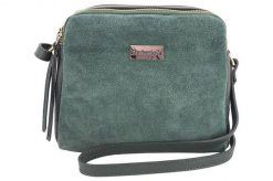Listonoszka c. zielona BARBERINI'S skórzana 710-42. Zielone shopper bag Barberinis, bez wzorów, ze skóry, na ramię, bez dodatków. Za 219.99 zł.