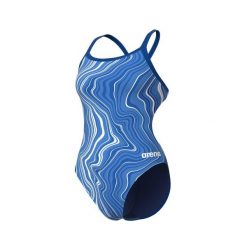 Damski kostium kąpielowy 1-częściowy Arena Marbled. Niebieskie stroje jednoczęściowe Arena, bez wzorów. Za 301.00 zł.