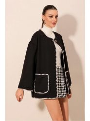 Bigdart Kardigan w kolorze czarnym rozmiar: 38. Czarne kardigany damskie Bigdart, bez wzorów, z bawełny. Za 78.28 zł.