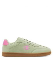 Champion Sneakersy Prestige S11736-GS019 Zielony. Zielone obuwie sportowe damskie Champion, ze skóry, bez zapięcia. Za 159.99 zł.