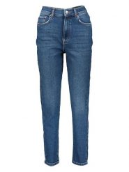 Gina Tricot Dżinsy - Mom fit - w kolorze niebieskim rozmiar: 32. Niebieskie jeansy damskie Gina Tricot, z podwyższonym stanem. Za 48.28 zł.