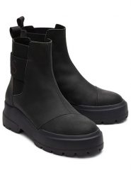 TOMS Skórzane botki w kolorze czarnym rozmiar: 36. Czarne botki damskie TOMS. Za 236.61 zł.