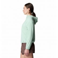 Bluza damska z kapturem Mountain Hardwear Sunshield™. Zielone bluzy damskie Mountain Hardwear, l, bez wzorów, z materiału, z kapturem. Za 413.50 zł.