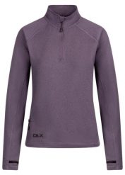 DLX Theresa damska bluza 1/2 zip Wisteria Marl. Fioletowe bluzy damskie DLX, s, bez wzorów, bez kaptura. Za 223.99 zł.