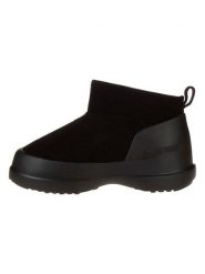 Moon Boot Skórzane botki "Luna Low" w kolorze czarnym rozmiar: 36. Czarne botki damskie Moon Boot, z materiału, bez obcasa, bez zapięcia. Za 339.00 zł.