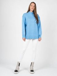 Silvian Heach Sweter | PGA22001MA | Kobieta | Niebieski, Błękitny. Niebieskie swetry klasyczne damskie Silvian Heach, s, z bawełny, bez kołnierzyka. W wyprzedaży za 179.00 zł.