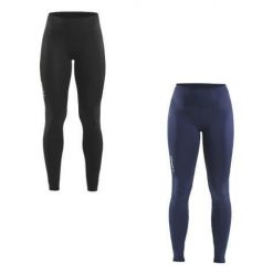 Damskie legginsy sportowe Craft, długie. Czarne legginsy damskie Craft, xs, bez wzorów, z materiału, na fitness i siłownię. Za 192.85 zł.