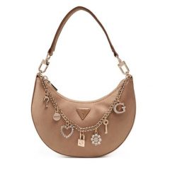 Torebka Guess. Brązowe torebki klasyczne damskie Guess, bez dodatków. Za 609.99 zł.