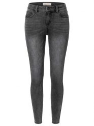 Timezone Dżinsy "Aleena" - Slim fit - w kolorze antracytowym rozmiar: W31/L28. Czarne jeansy damskie Timezone. Za 118.56 zł.