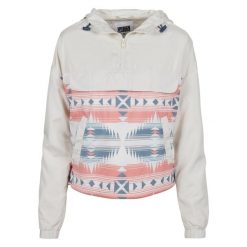 Kurtka damska Urban Classics extended shoulder. Białe kurtki damskie Urban Classics, bez wzorów, bez kaptura. Za 214.00 zł.