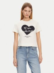 Weekend Max Mara T-Shirt Vello 2515971051 Écru Regular Fit. T-shirty damskie Weekend Max Mara, xxl, bez wzorów, z bawełny, bez kołnierzyka. Za 299.99 zł.