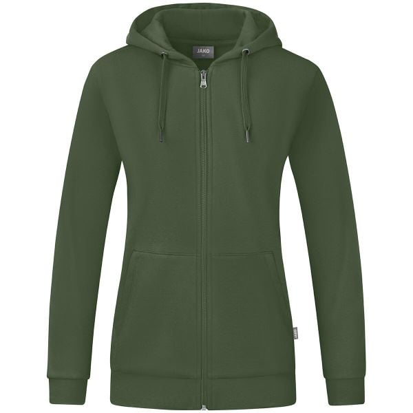 Kurtka Jako Organic. Zielone kurtki damskie JAKO, m, bez wzorów, z bawełny, z kapturem. Za 286.00 zł.