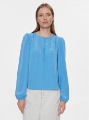 Vero Moda Bluzka 10302546 Niebieski Regular Fit. Niebieskie bluzki damskie Vero Moda, m, bez wzorów, z syntetyku, bez kołnierzyka, bez ramiączek. W wyprzedaży za 79.99 zł.