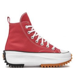 Trampki Converse. Czerwone trampki damskie Converse, bez wzorów, bez zapięcia. Za 329.99 zł.