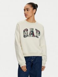 Gap Bluza 645565-01 Beżowy Regular Fit. Brązowe bluzy damskie GAP, xs, bez wzorów, z bawełny, bez kaptura. Za 159.99 zł.