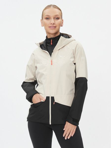 Salewa Kurtka outdoor Puez GTX 2L 28506 Écru Regular Fit. Kurtki sportowe damskie Salewa, l, bez wzorów, z syntetyku, bez kaptura. Za 999.99 zł.