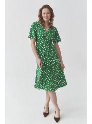 TATUUM Sukienka "Naela" w kolorze zielonym rozmiar: 40. Zielone sukienki damskie TATUUM, bez wzorów, z wiskozy, bez ramiączek. Za 221.67 zł.