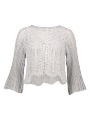 ONLY Sweter w kolorze białym rozmiar: XL. Białe swetry klasyczne damskie Only, xl, z asymetrycznym kołnierzem. Za 69.99 zł.