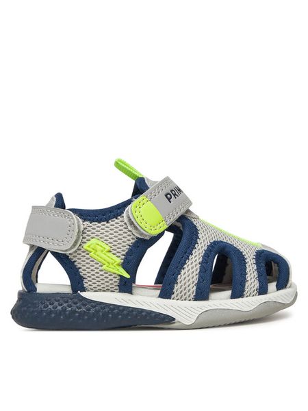 Primigi Sandały 7953222 Szary. Szare sandały chłopięce Primigi, z materiału, bez zapięcia. Za 179.99 zł.