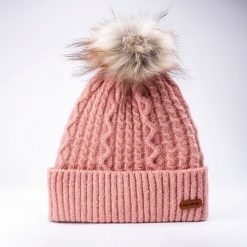 Czapka damska zimowa Iguana Ninoa W - różowa. Czerwone czapki damskie IGUANA, na zimę, bez wzorów, z elastanu. Za 34.99 zł.