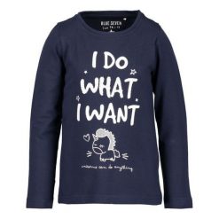 Blue Seven Koszulka Dziewczęca Z Napisem 128 Niebieska. Niebieskie koszulki i t-shirty dziewczęce Blue Seven, z nadrukiem. Za 45.00 zł.