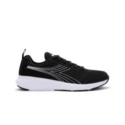 Buty biegowe damskie DIADORA FLAMINGO 6 W. Czarne obuwie sportowe damskie Diadora, bez zapięcia, do biegania. Za 99.99 zł.
