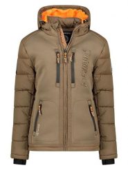 ANAPURNA Kurtka zimowa "Beachana" w kolorze jasnobrązowym rozmiar: M. Brązowe kurtki damskie ANAPURNA, na zimę, m, bez wzorów, z puchu, bez kaptura. Za 590.20 zł.