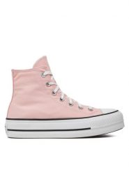 Converse Trampki Chuck Taylor All Star Lift Platform HI A06507C Różowy. Czerwone trampki damskie Converse, bez wzorów, z materiału, bez zapięcia. Za 259.99 zł.