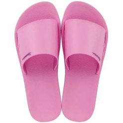Klapki basenowe damskie Ipanema Anat Classic Slide. Czerwone klapki damskie Ipanema, bez wzorów, z materiału, bez obcasa, bez zapięcia. Za 58.85 zł.