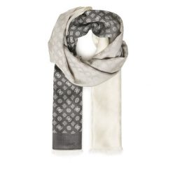 Szal Guess. Szare szaliki damskie Guess, z aplikacjami. Za 269.99 zł.