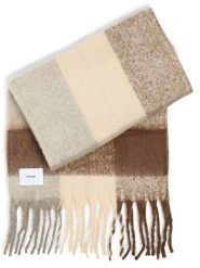 Nümph Szalik damski - NUDenja Kobiety brązowy|wielokolorowy|beżowy w kratkę, ONE SIZE. Brązowe szaliki damskie Nümph, bez wzorów, z syntetyku. Za 199.95 zł.