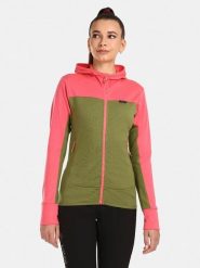 Kilpi Kurtka funkcyjna "Wolie" w kolorze różowo-zielonym rozmiar: 44. Różowe kurtki sportowe damskie Kilpi, bez wzorów, z wełny, bez kaptura. Za 347.99 zł.