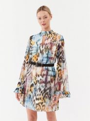 Guess Sukienka codzienna Ilenia W3BK75 WDW52 Kolorowy Regular Fit. Sukienki damskie Guess, z aplikacjami, z syntetyku, bez ramiączek. Za 379.99 zł.