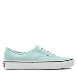 Tenisówki Vans. Niebieskie trampki damskie Vans, bez wzorów, bez zapięcia. Za 299.99 zł.