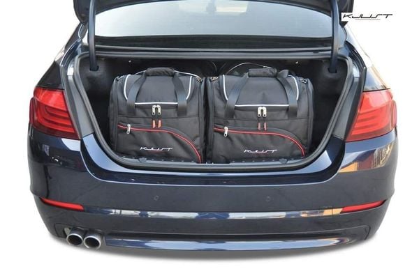 Torby Do Bagażnika Bmw 5 Limousine 2010-2017 4Szt Kjust. Czarne torby podróżne KJUST, bez wzorów, z kauczuku. Za 1,248.00 zł.