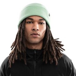 Czapka zimowa beanie unisex Snowflake Dead Moss. Zielone czapki damskie SIROKO, na zimę, bez wzorów, z materiału. Za 128.00 zł.