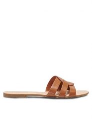 ONLY Shoes Klapki Onlfeli-4 15319426 Brązowy. Brązowe klapki damskie ONLY SHOES, bez wzorów, ze skóry, bez obcasa, bez zapięcia. Za 79.99 zł.