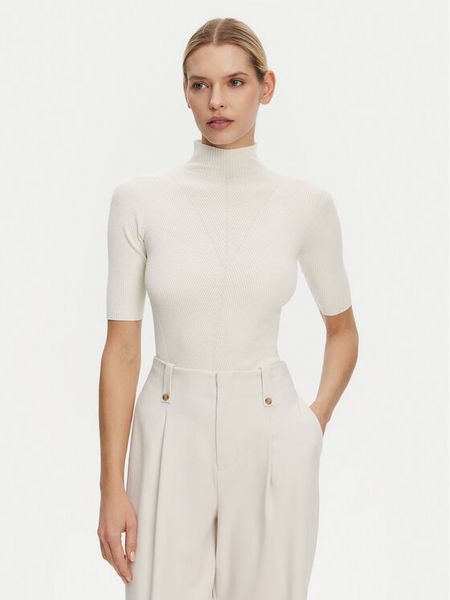 Kontatto Sweter 3M0530C Écru Regular Fit. Swetry klasyczne damskie Kontatto, m, z wiskozy, bez kołnierzyka. Za 179.99 zł.