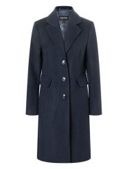 More & More Płaszcz przejściowy w kolorze granatowym rozmiar: 44. Niebieskie płaszcze damskie More & More, bez wzorów, bez kaptura. Za 260.99 zł.