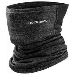 Chusta sportowa wielofunkcyjna dla dorosłych Rockbros LF7759 ocieplana. Czarne chusty damskie ROCKBROS, bez wzorów. Za 49.90 zł.