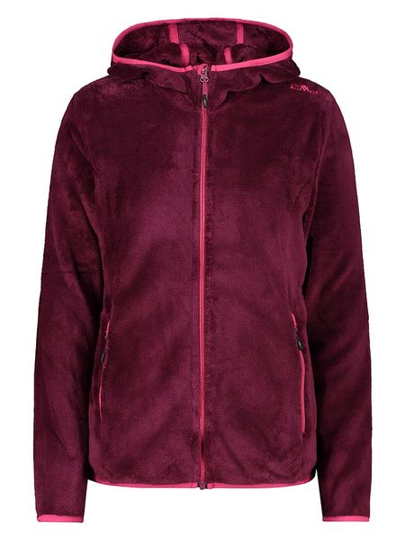 CMP Kurtka polarowa w kolorze jagodowym rozmiar: 38. Różowe kurtki damskie CMP, s, bez wzorów, z materiału, bez kaptura. Za 139.54 zł.