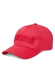 Just Cavalli Czapka z daszkiem 78RAZK30 ZG192 Czerwony. Czerwone czapki z daszkiem damskie Just Cavalli, bez wzorów, z bawełny. Za 129.99 zł.