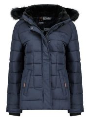 Canadian Peak Kurtka pikowana w kolorze granatowym rozmiar: M. Niebieskie kurtki damskie Canadian Peak, m, bez wzorów, bez kaptura. Za 361.02 zł.