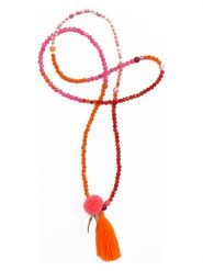 Overbeck and Friends Naszyjnik "Ibiza" ze wzorem - dł. 45 cm rozmiar: onesize. Naszyjniki damskie Overbeck and Friends, metalowe. Za 86.45 zł.