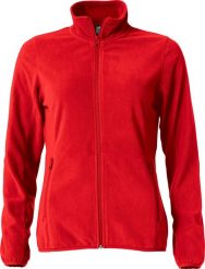 Clique Basic Micro Fleece Kurtka damska – 100% poliester antipilling – red. Czerwone kurtki damskie CLIQUE, xs, bez wzorów, z polaru, bez kaptura. Za 162.74 zł.