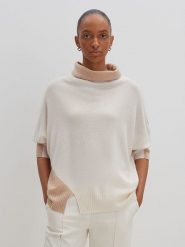 Someday Golf "Temily" w kolorze kremowo-beżowym rozmiar: M. Brązowe golfy damskie someday., m, bez wzorów, z wełny, bez ramiączek. Za 304.99 zł.